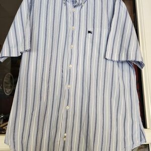 Burberry Short Sleeve Shirt. Mens XL